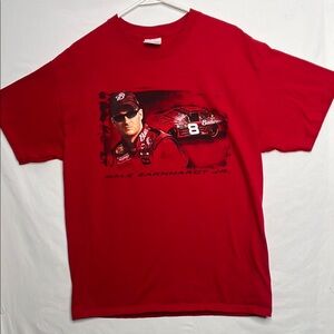 Dale Earnhardt Jr. Red Graphic T-Shirt